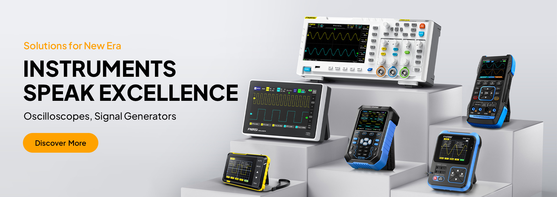 FNIRSI Oscilloscope shop banner - series product for solutions