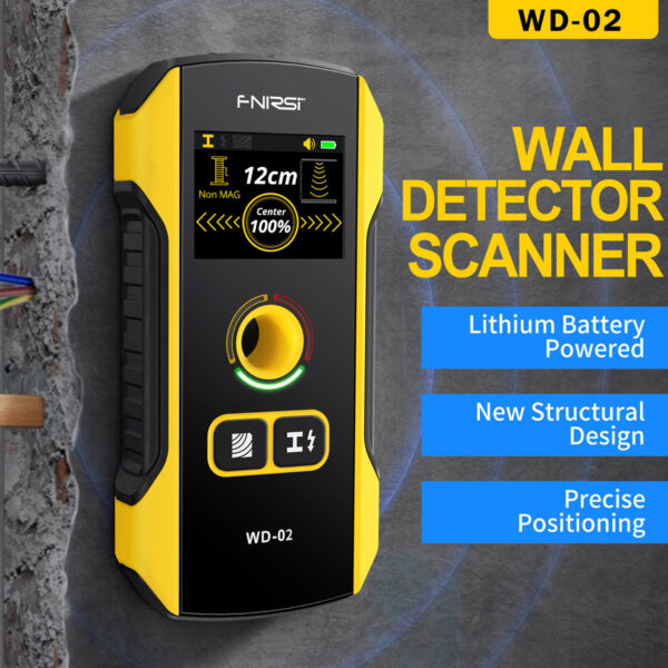 FNIRSI Wall Stud Finder Wood Metal Wall Detector with Audio Alarm battery WD-02